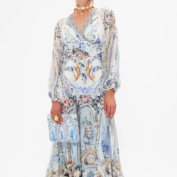 CAMILLA Dresses & Skirts - CAMILLA silk tie long dress